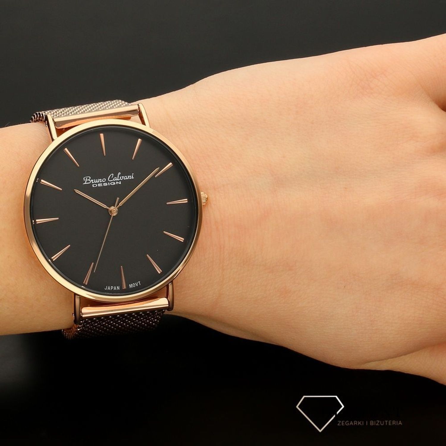 Zegarek męski Bruno Calvani BC90810 różowe złoto z czarną tarczą (1).jpg